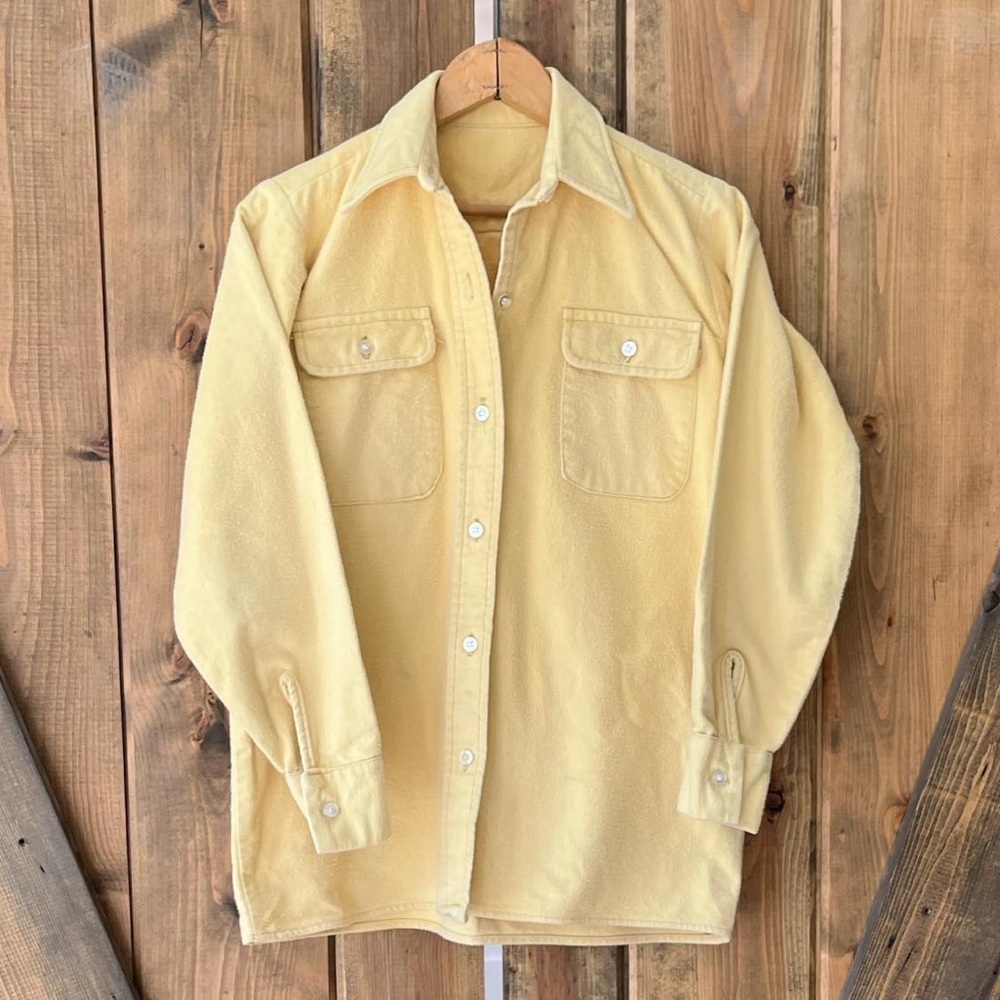 Mustard yellow Chamois